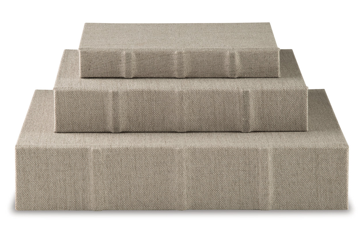 Jolina Linen Box, Set of 3 - A2000486 - Bien Home Furniture & Electronics