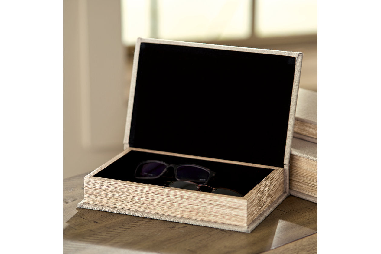 Jolina Linen Box, Set of 3 - A2000486 - Bien Home Furniture & Electronics