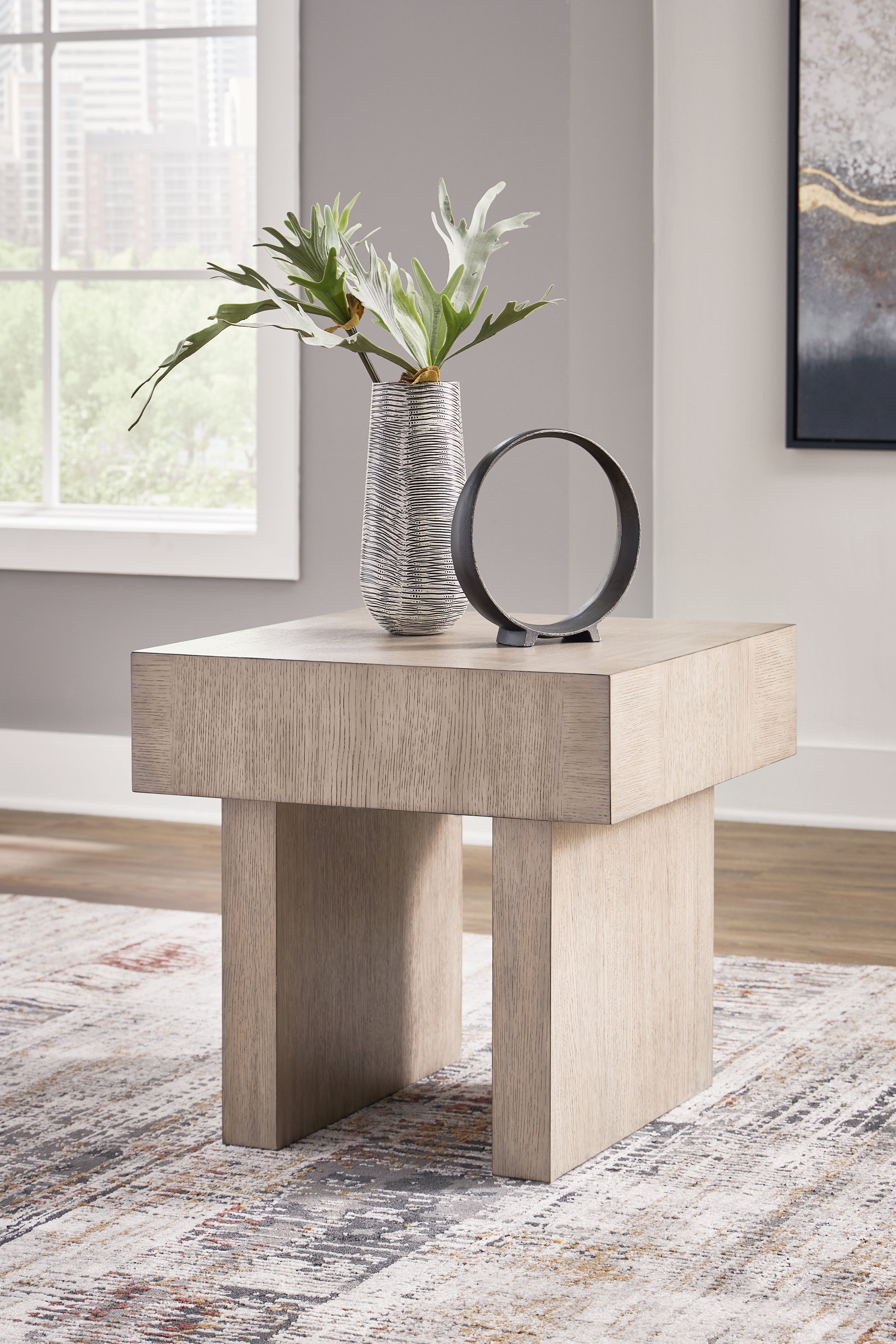 Jorlaina Light Grayish Brown End Table - T922-2 - Bien Home Furniture &amp; Electronics