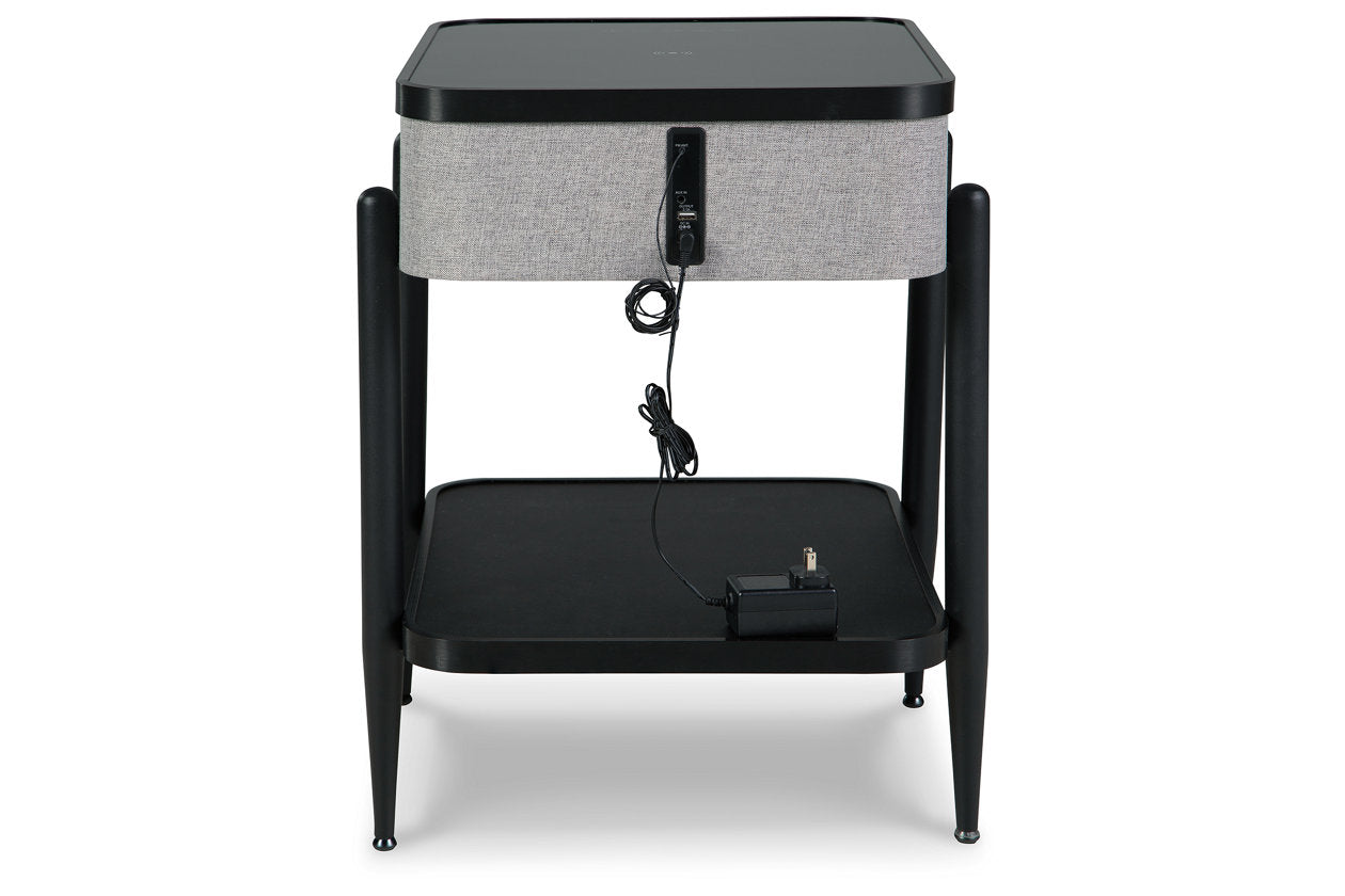 Jorvalee Gray/Black Accent Table - A4000550 - Bien Home Furniture & Electronics