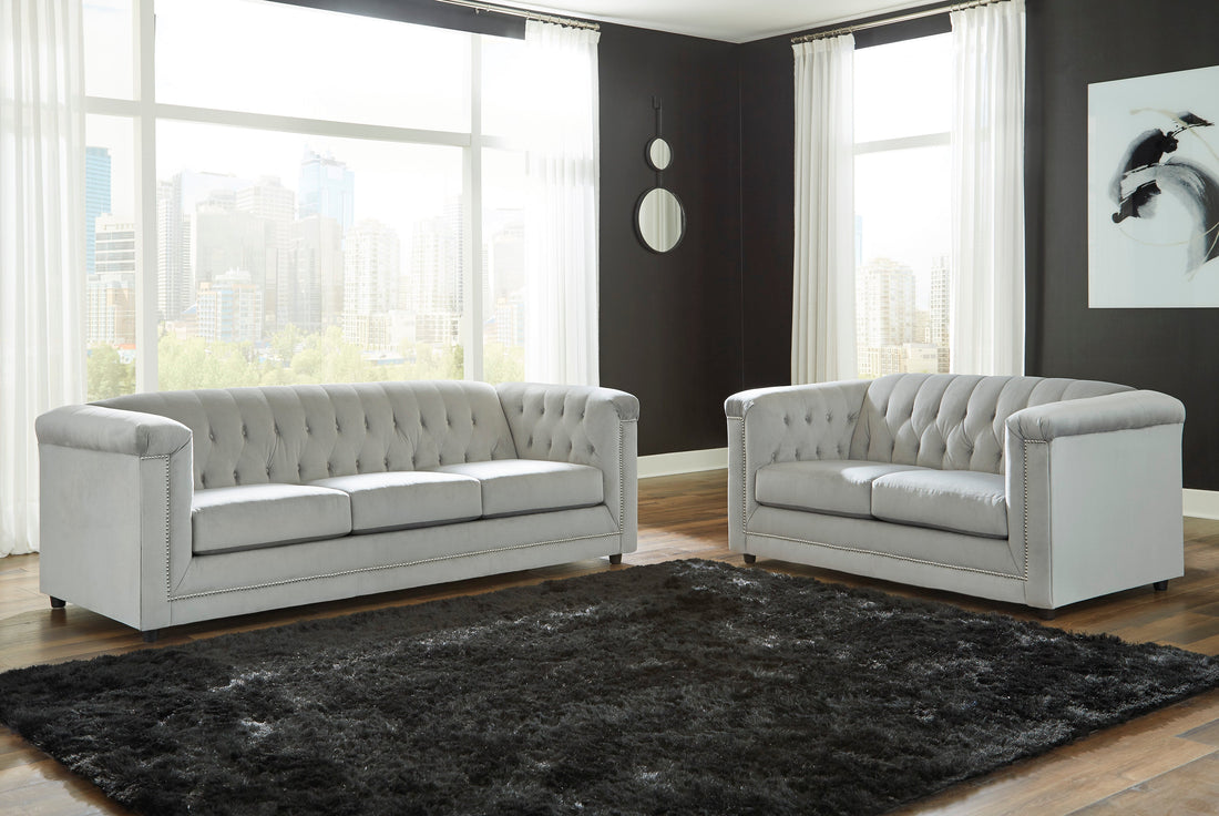 Josanna Gray Living Room Set - SET | 2190438 | 2190435 - Bien Home Furniture &amp; Electronics