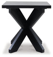 JOSHYARD Black End Table - T461-2 - Bien Home Furniture & Electronics