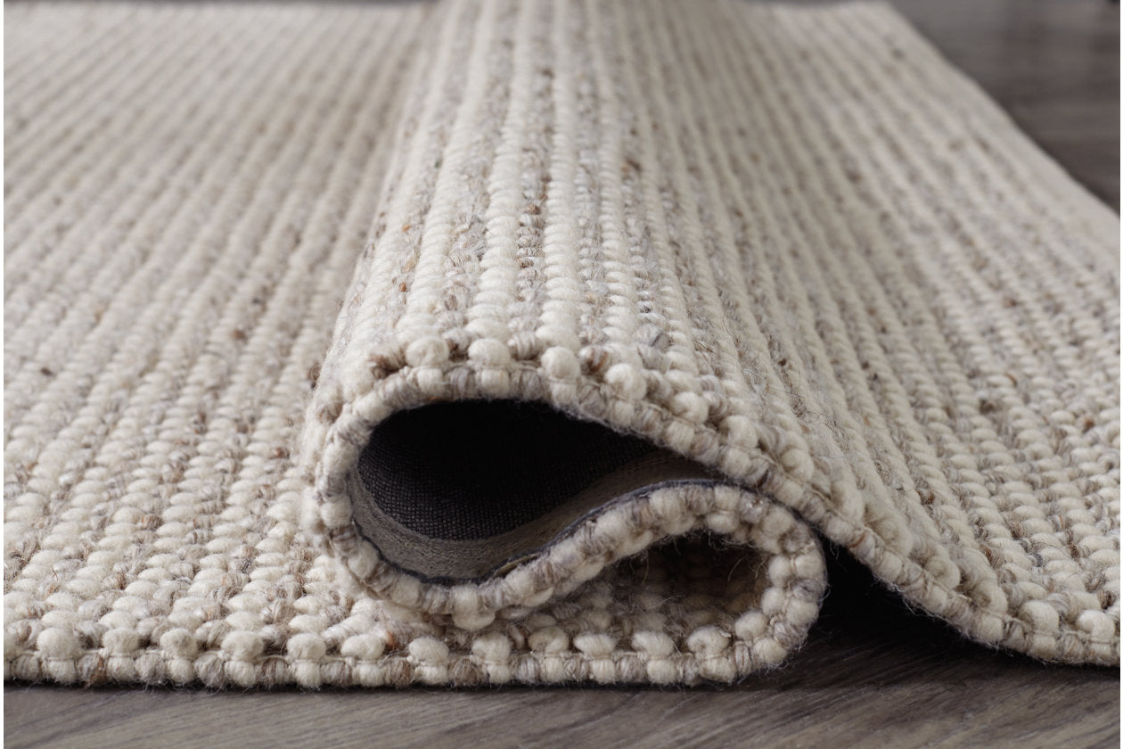 Jossick Cream/Gray Large Rug - R405101 - Bien Home Furniture & Electronics