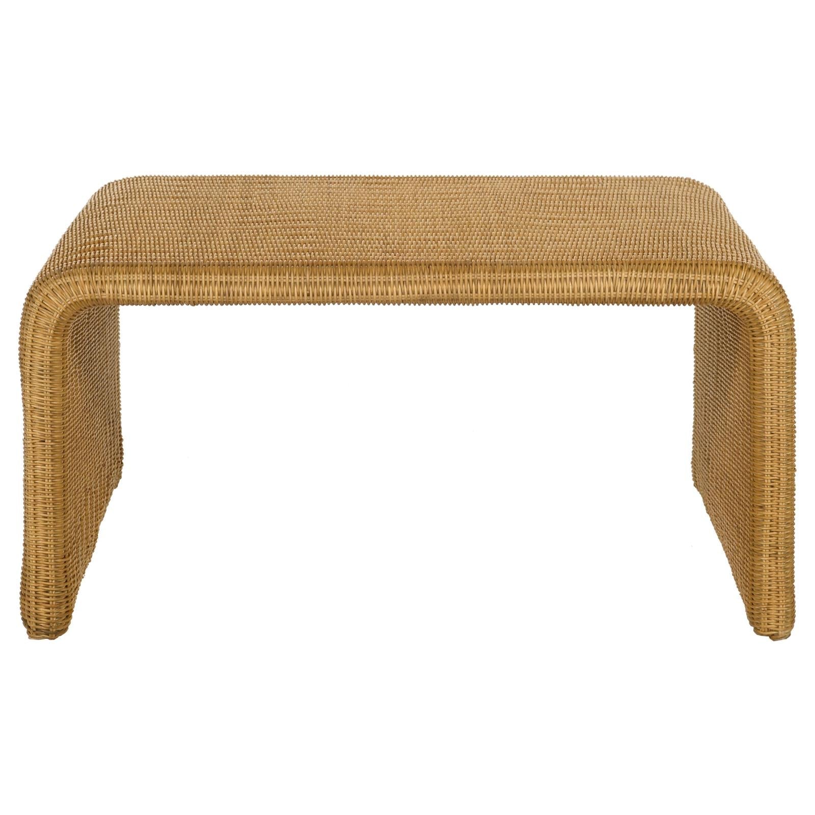 Juanita Natural Square Rattan Coffee Table - 709818 - Bien Home Furniture & Electronics