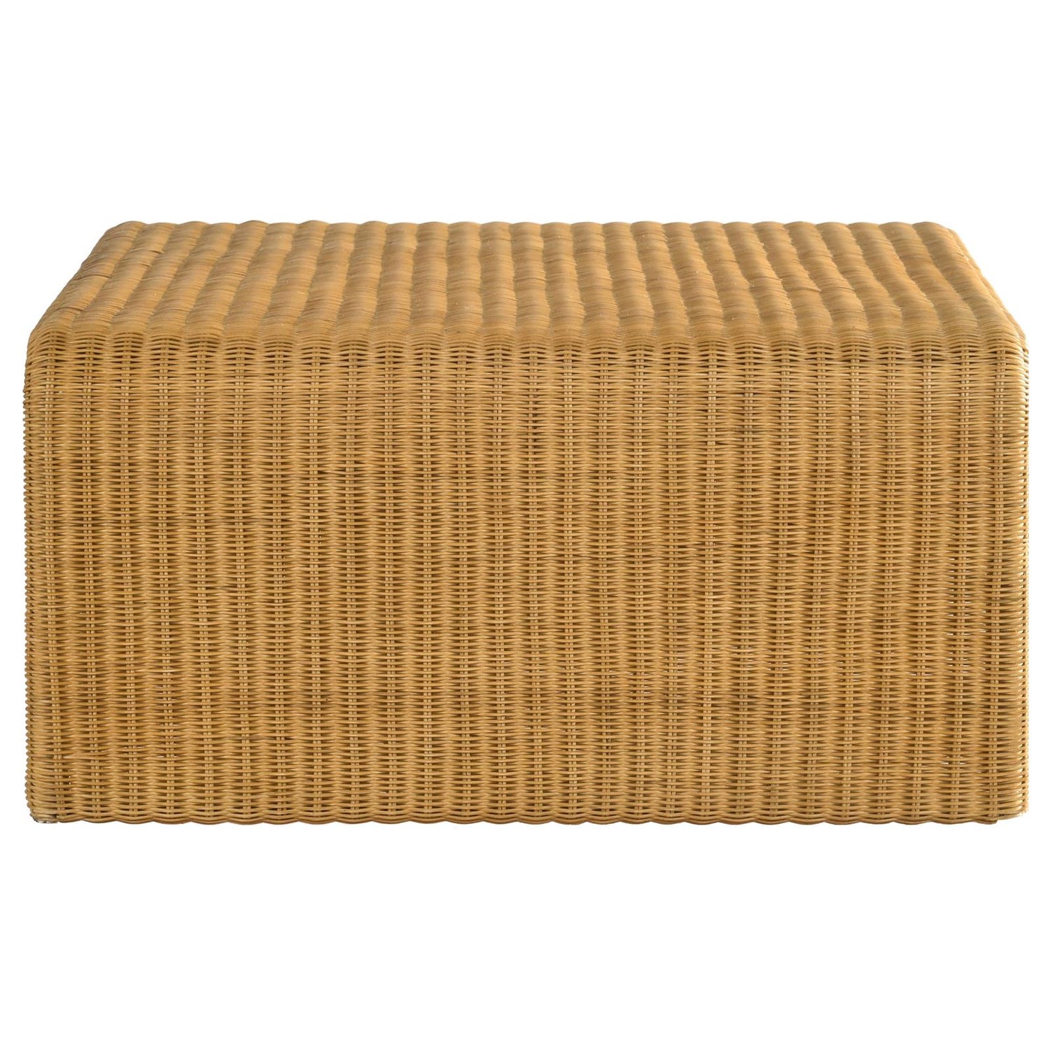 Juanita Natural Square Rattan Coffee Table - 709818 - Bien Home Furniture & Electronics