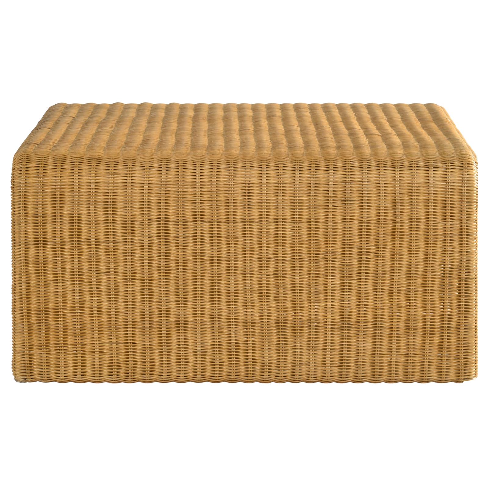 Juanita Natural Square Rattan Coffee Table - 709818 - Bien Home Furniture & Electronics