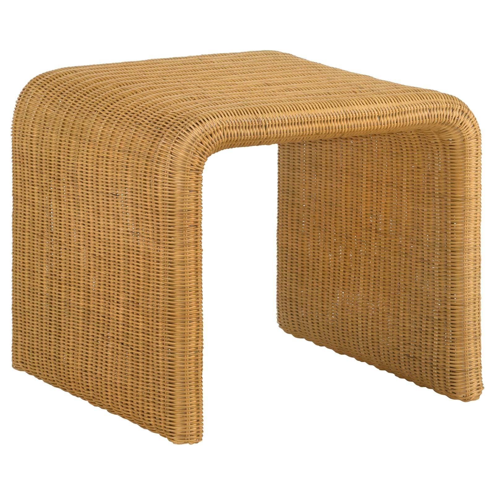 Juanita Square Rattan End Table Natural - 709817 - Bien Home Furniture & Electronics