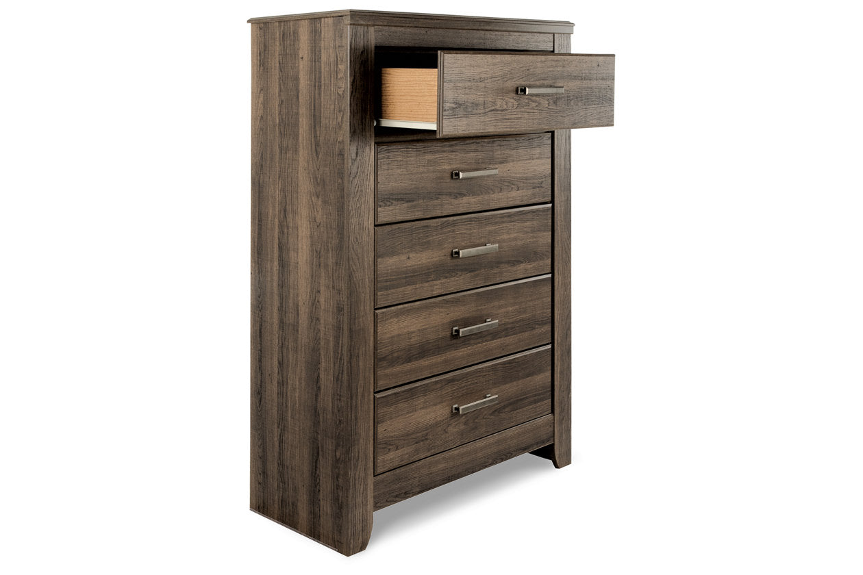 Juararo Dark Brown Chest of Drawers - B251-46 - Bien Home Furniture & Electronics