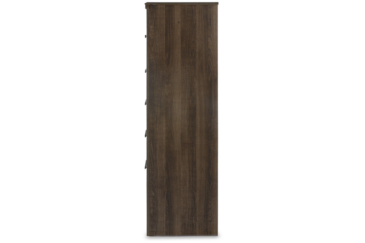 Juararo Dark Brown Chest of Drawers - B251-46 - Bien Home Furniture & Electronics