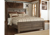 Juararo Dark Brown Queen Panel Bed - SET | B251-54 | B251-57 | B251-98 - Bien Home Furniture & Electronics