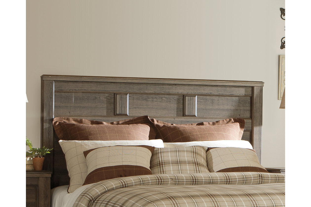 Juararo Dark Brown Queen Panel Headboard - B251-57 - Bien Home Furniture & Electronics