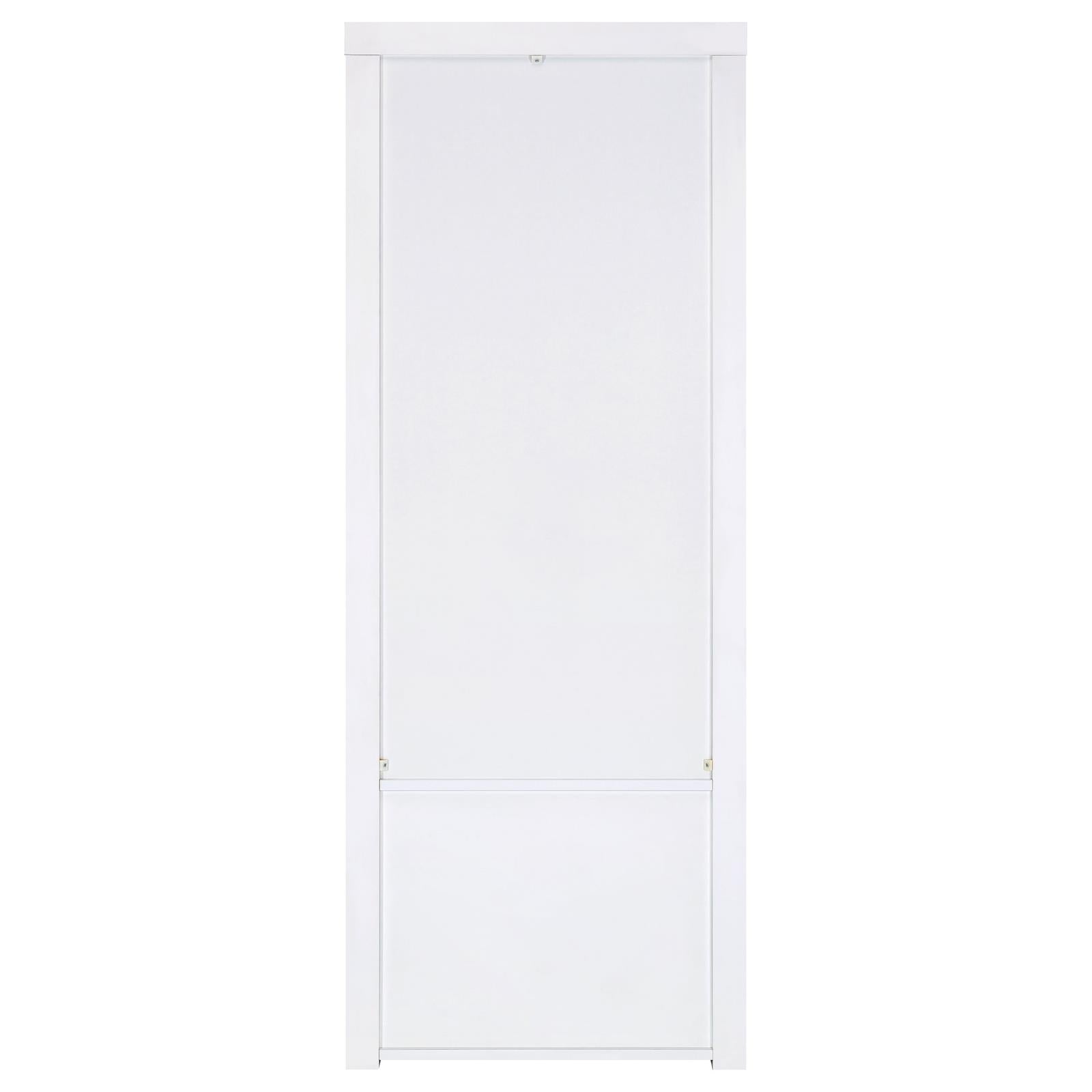Jude 3-shelf Media Tower With Storage Cabinet White High Gloss - 704254 - Bien Home Furniture & Electronics