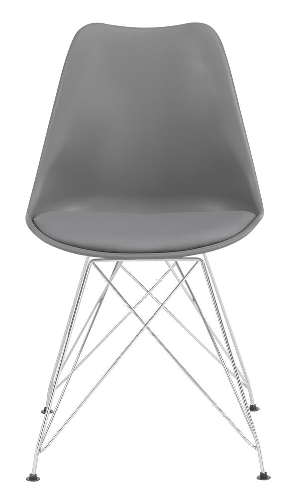 Juniper Gray Upholstered Side Chairs, Set of 2 - 110262 - Bien Home Furniture & Electronics