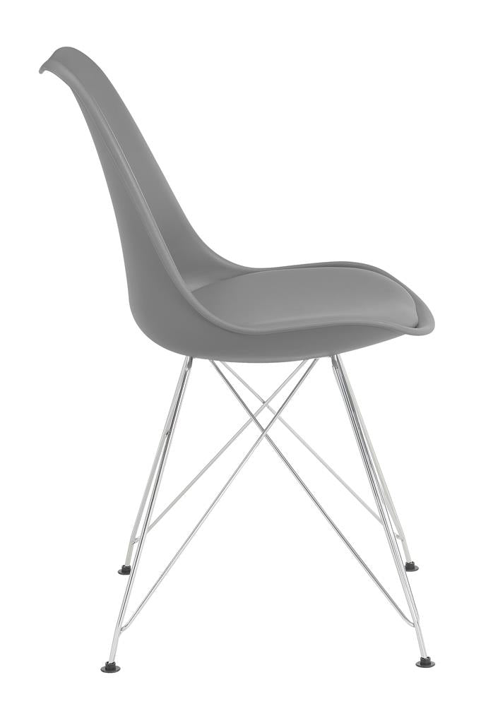 Juniper Gray Upholstered Side Chairs, Set of 2 - 110262 - Bien Home Furniture & Electronics