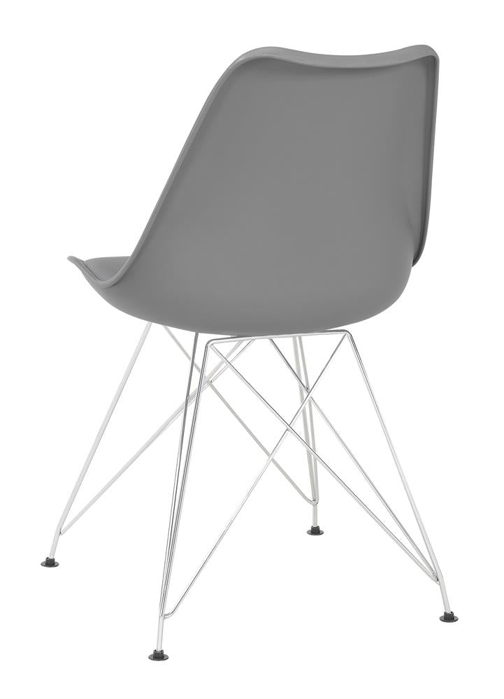 Juniper Gray Upholstered Side Chairs, Set of 2 - 110262 - Bien Home Furniture & Electronics