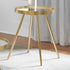 Kaelyn Round Mirror Top End Table Gold - 723917 - Bien Home Furniture & Electronics