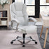 Kaffir White/Silver Adjustable Height Office Chair - 801140 - Bien Home Furniture & Electronics
