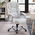 Kaffir White/Silver Adjustable Height Office Chair - 801140 - Bien Home Furniture & Electronics