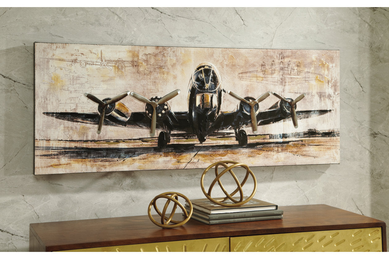Kalene Brown/Black Wall Art - A8000152 - Bien Home Furniture & Electronics