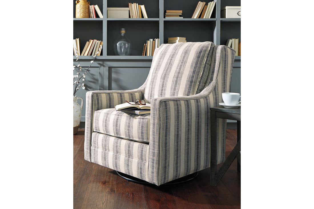 Kambria Ivory/Black Accent Chair - A3000207 - Bien Home Furniture &amp; Electronics