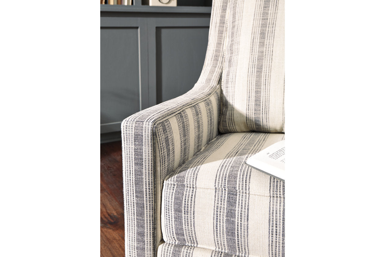 Kambria Ivory/Black Accent Chair - A3000207 - Bien Home Furniture &amp; Electronics