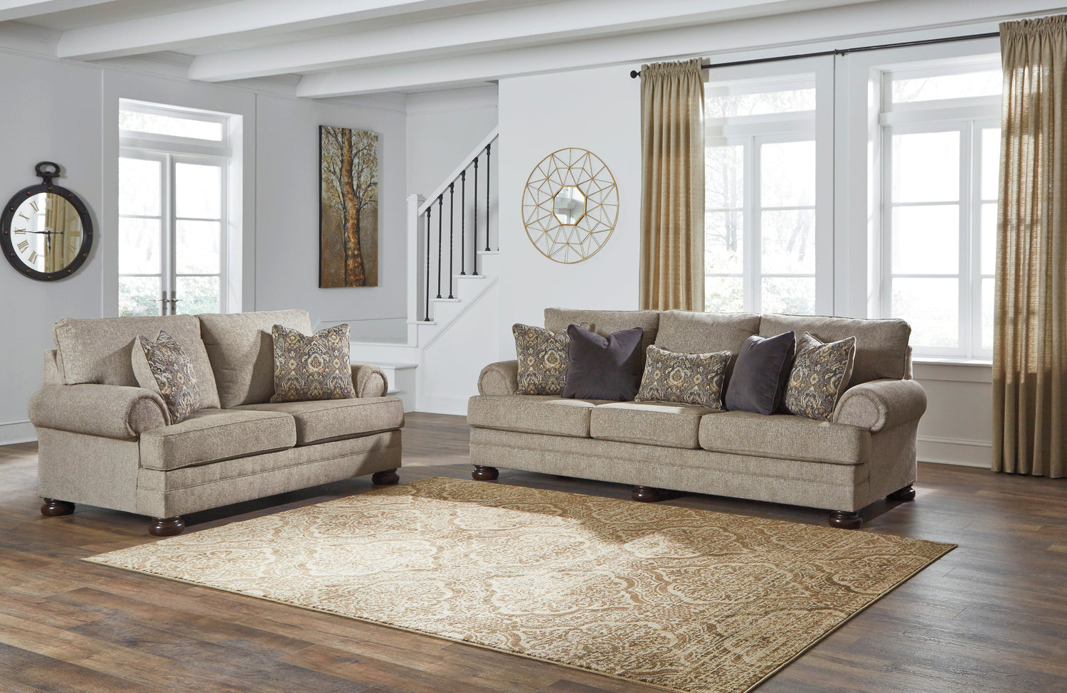 Kananwood Oatmeal Living Room Set - SET | 2960338 | 2960335 - Bien Home Furniture & Electronics
