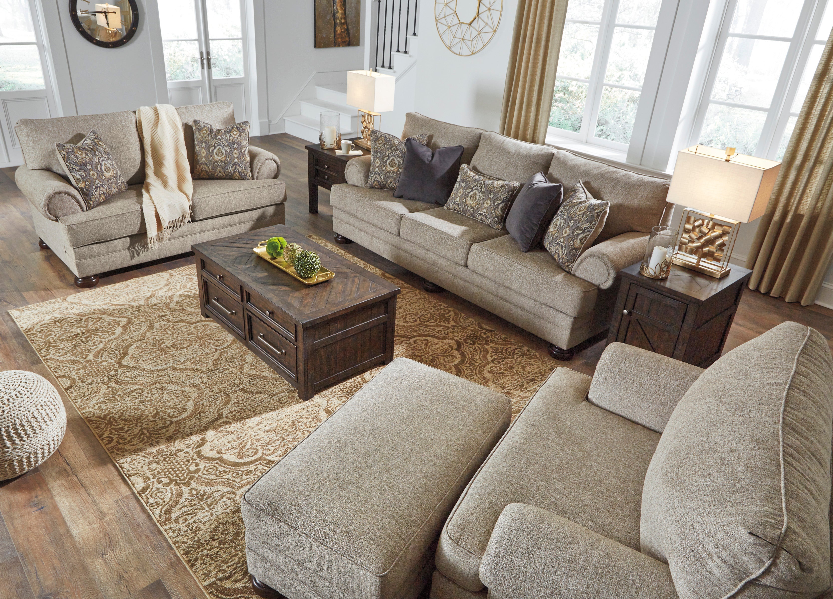 Kananwood Oatmeal Living Room Set - SET | 2960338 | 2960335 - Bien Home Furniture & Electronics