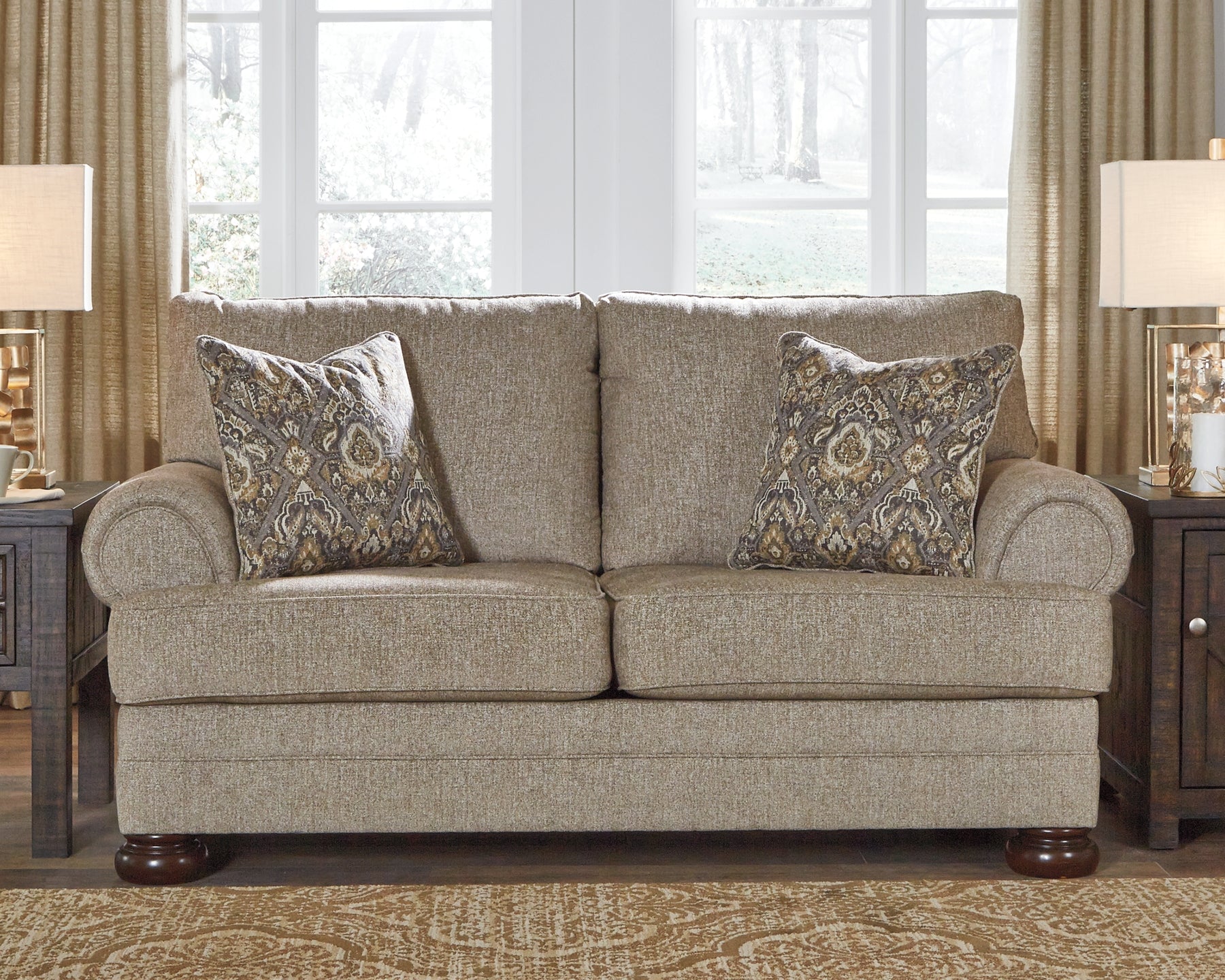 Kananwood Oatmeal Living Room Set - SET | 2960338 | 2960335 - Bien Home Furniture &amp; Electronics