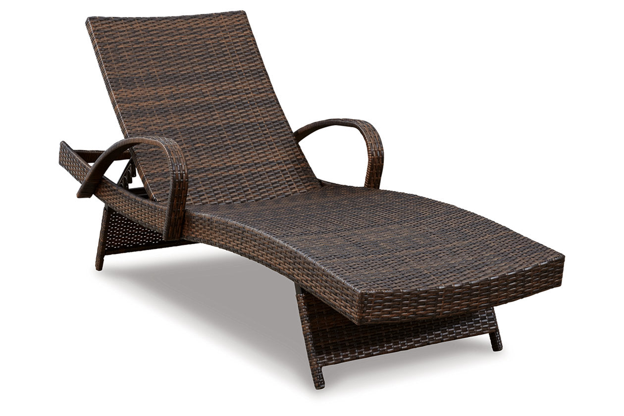Kantana Brown Chaise Lounge, Set of 2 - P283-815 - Bien Home Furniture & Electronics