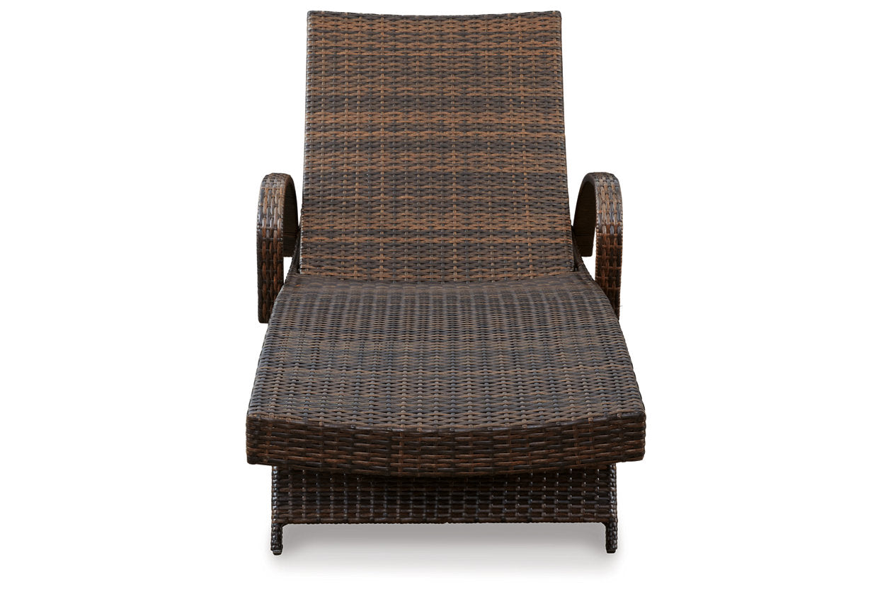 Kantana Brown Chaise Lounge, Set of 2 - P283-815 - Bien Home Furniture & Electronics