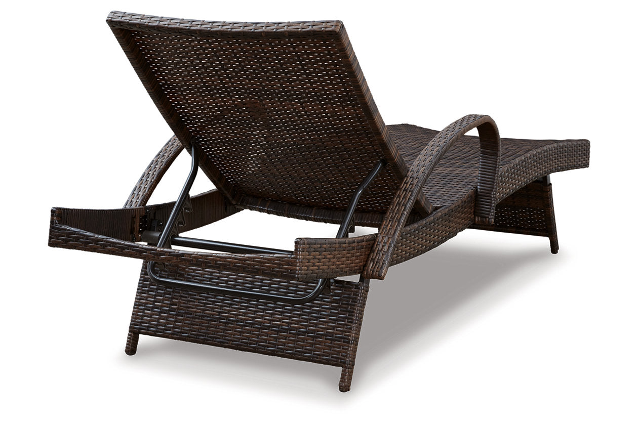 Kantana Brown Chaise Lounge, Set of 2 - P283-815 - Bien Home Furniture & Electronics