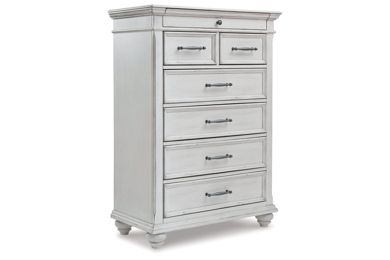 Kanwyn Whitewash Chest of Drawers - B777-46 - Bien Home Furniture & Electronics