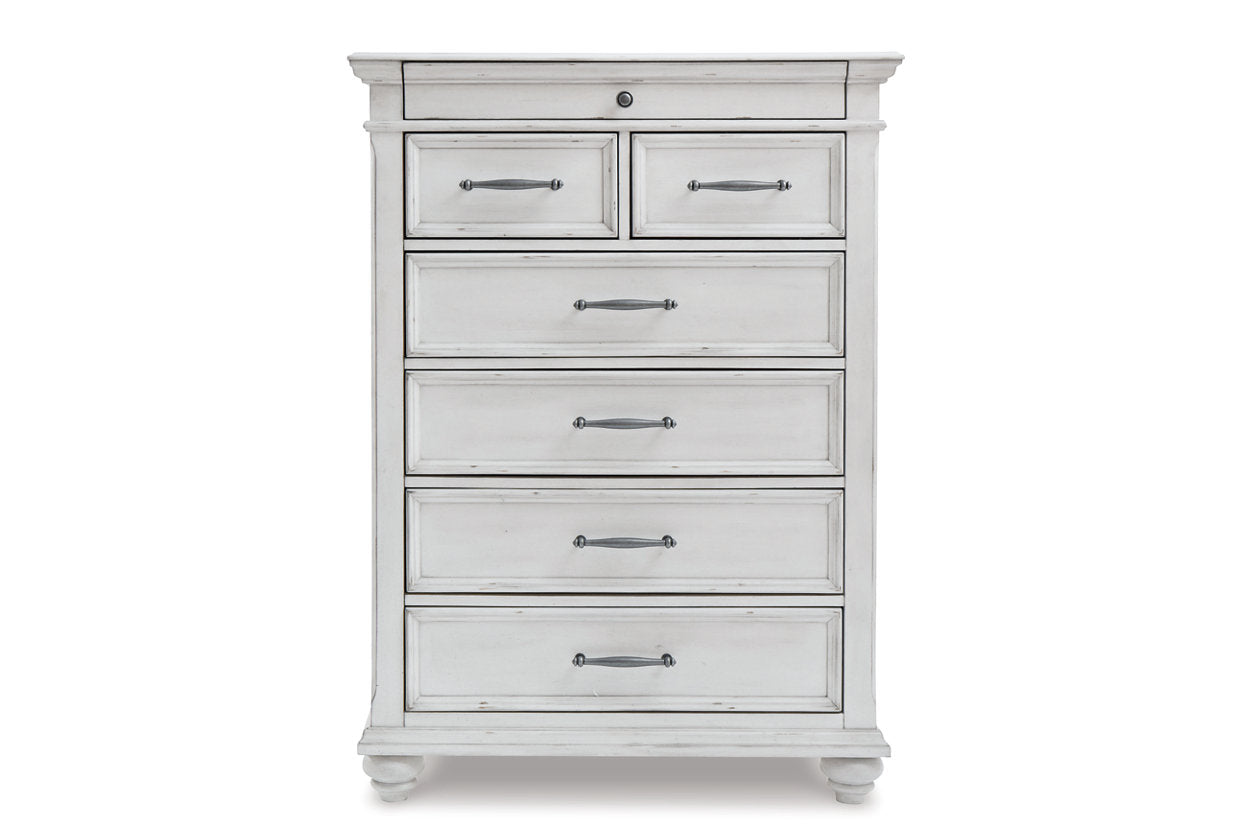 Kanwyn Whitewash Chest of Drawers - B777-46 - Bien Home Furniture & Electronics