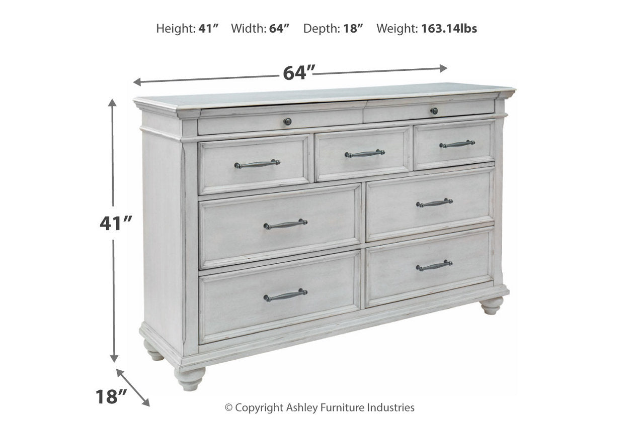 Kanwyn Whitewash Dresser - B777-31 - Bien Home Furniture & Electronics