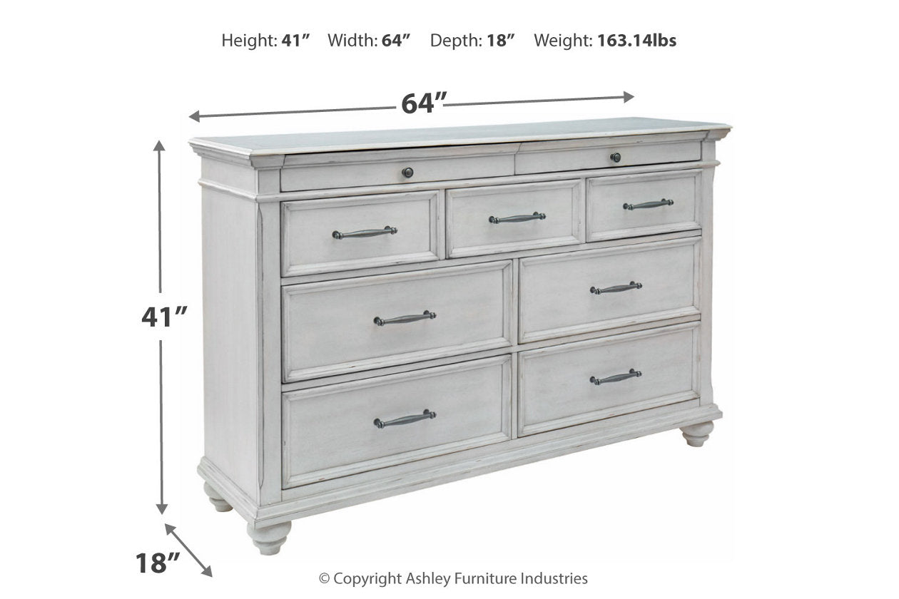 Kanwyn Whitewash Dresser - B777-31 - Bien Home Furniture &amp; Electronics