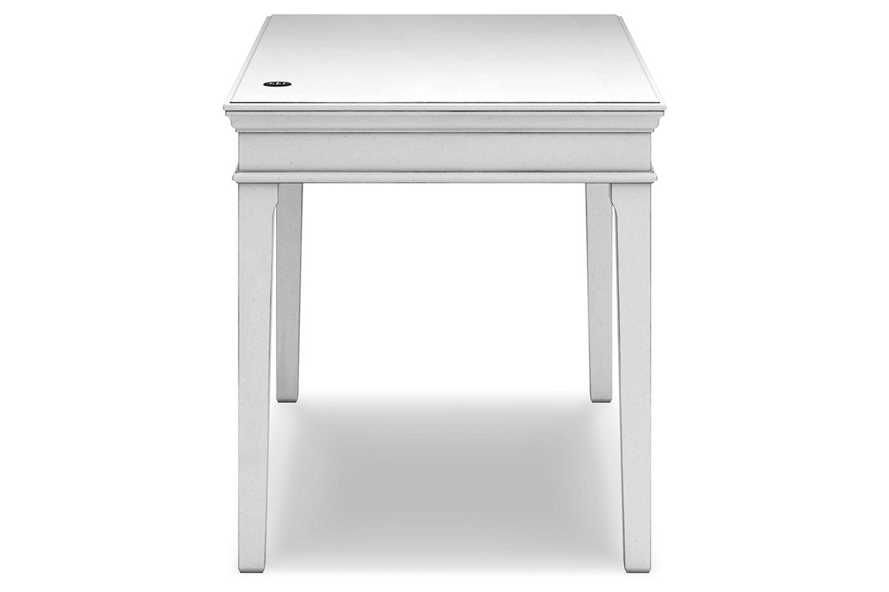 Kanwyn Whitewash Home Office Small Leg Desk - H777-10 - Bien Home Furniture &amp; Electronics