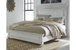 Kanwyn Whitewash King Panel Bed - SET | B777-56 | B777-58 | B777-97 - Bien Home Furniture & Electronics