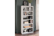 Kanwyn Whitewash Large Bookcase - H777-17 - Bien Home Furniture & Electronics