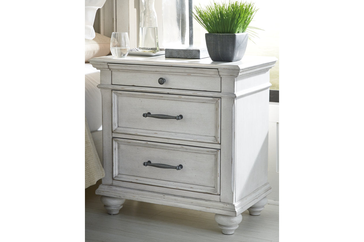 Kanwyn Whitewash Nightstand - B777-93 - Bien Home Furniture &amp; Electronics