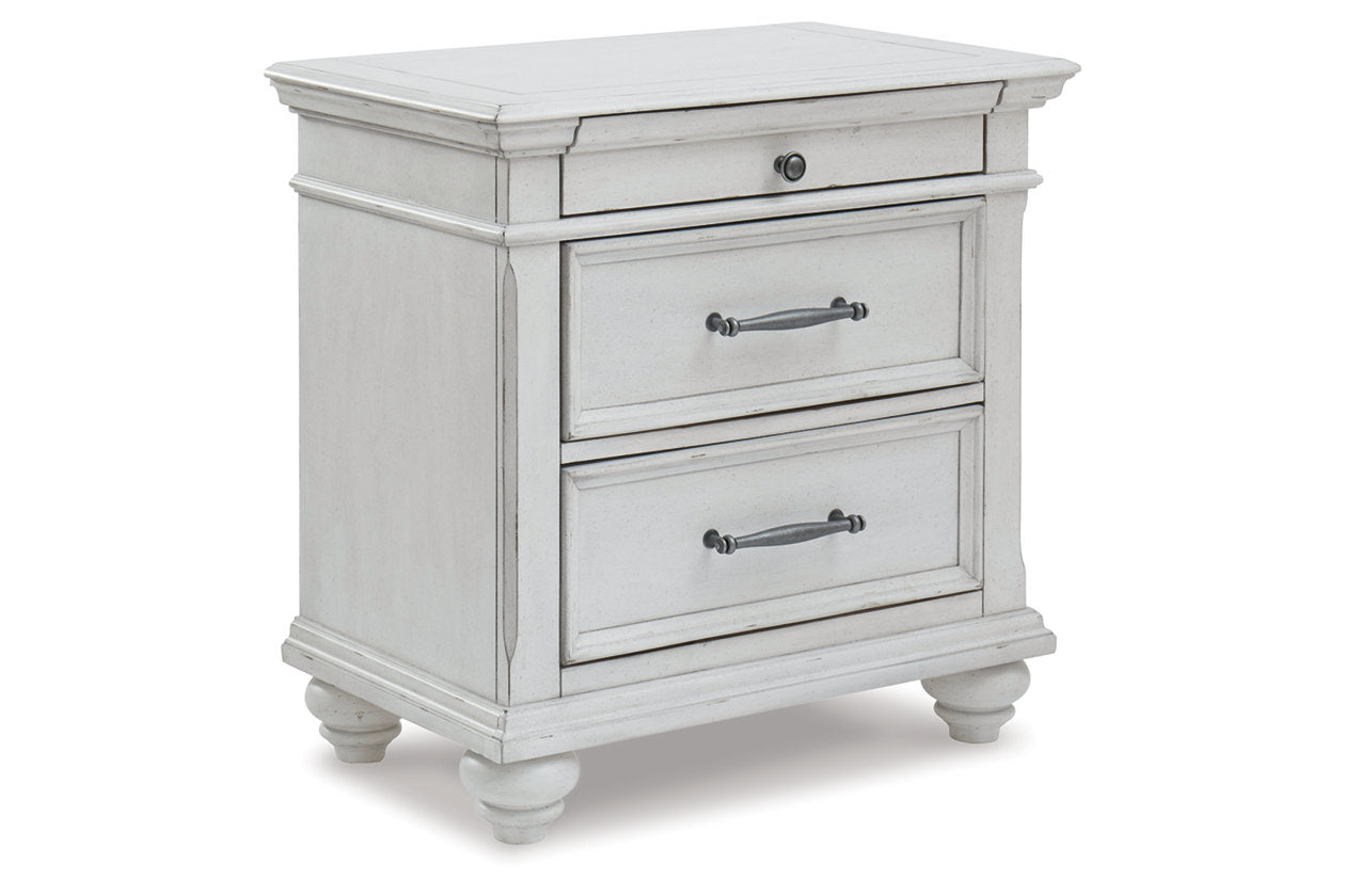Kanwyn Whitewash Nightstand - B777-93 - Bien Home Furniture & Electronics