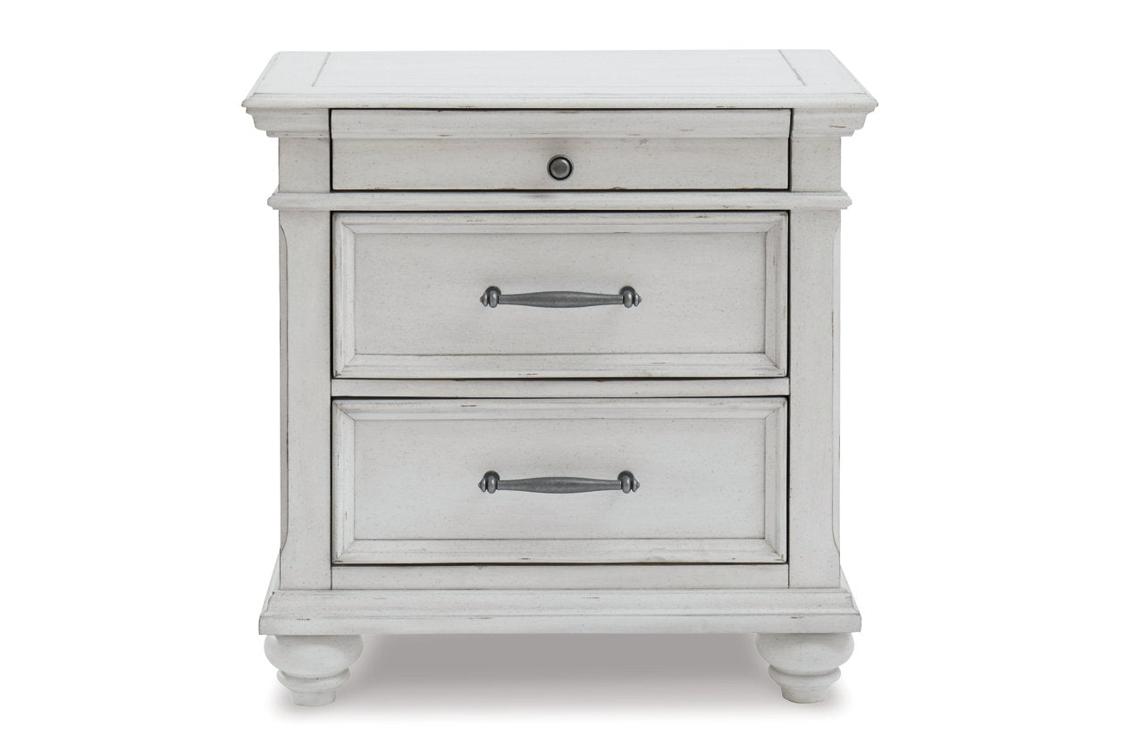 Kanwyn Whitewash Nightstand - B777-93 - Bien Home Furniture &amp; Electronics