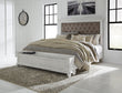 Kanwyn Whitewash Queen Upholstered Storage Bed - SET | B777-54S | B777-157 | B777-96 - Bien Home Furniture & Electronics