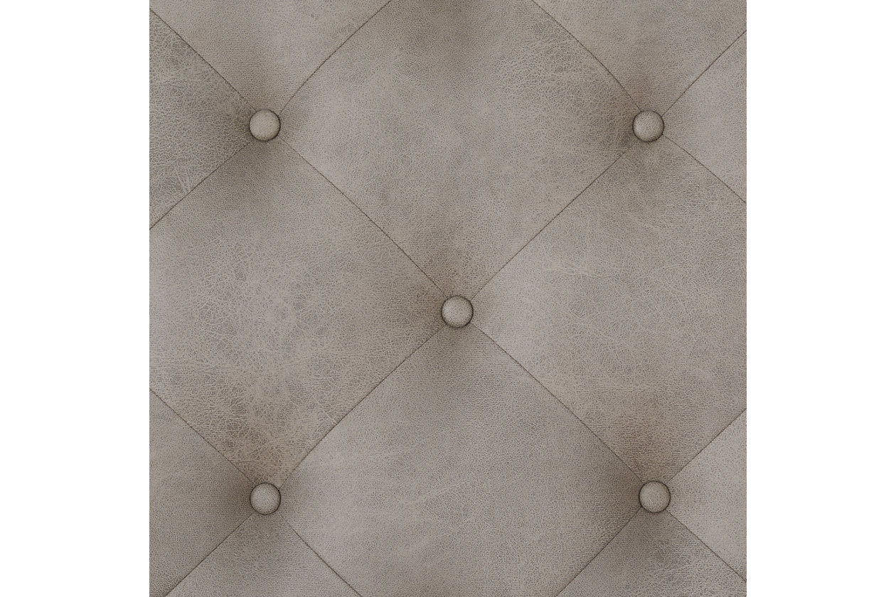 Kanwyn Whitewash Upholstered Ottoman Coffee Table - T937-21 - Bien Home Furniture & Electronics