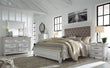 Kanwyn Whitewash Upholstered Panel Bedroom Set - SET | B777-54 | B777-157 | B777-96 | B777-46 | B777-93 - Bien Home Furniture & Electronics