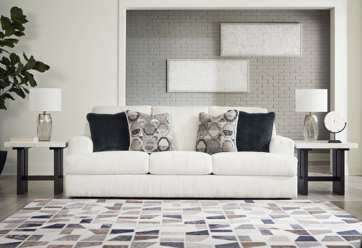 Karinne Linen Sofa - 3140338 - Bien Home Furniture &amp; Electronics