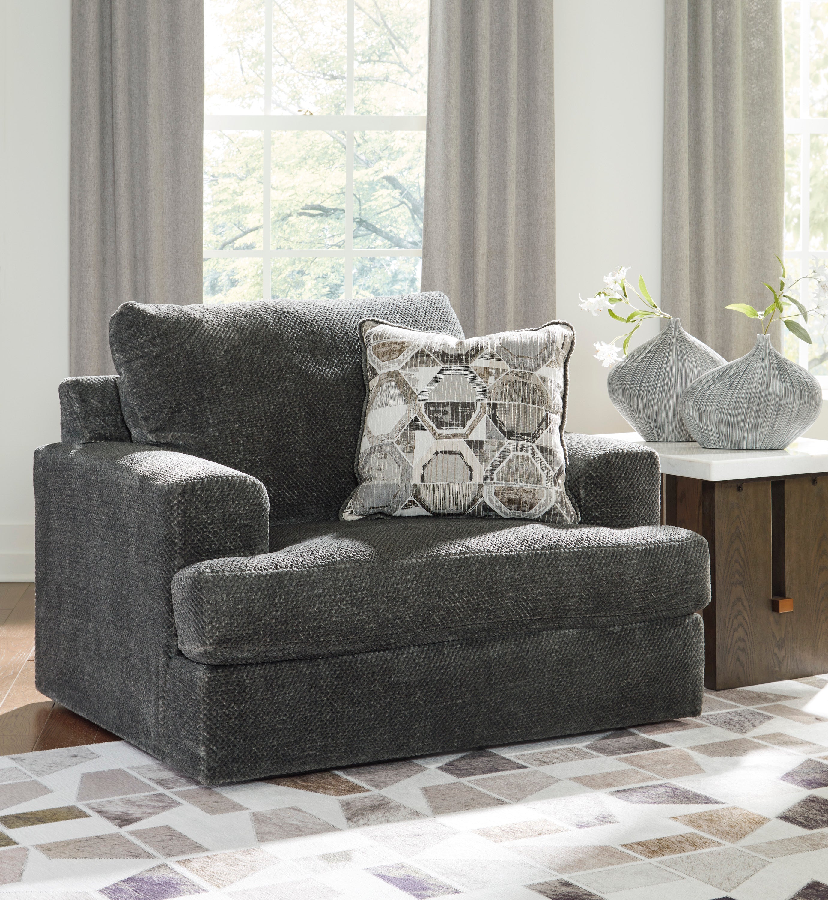 Karinne Smoke Living Room Set - SET | 3140238 | 3140235 - Bien Home Furniture & Electronics