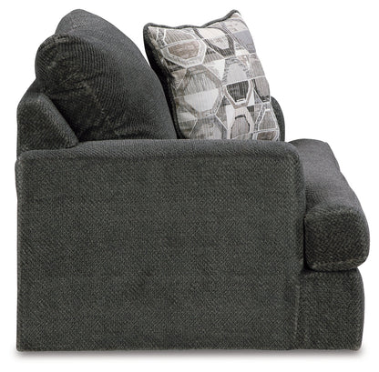 Karinne Smoke Oversized Chair - 3140223 - Bien Home Furniture &amp; Electronics