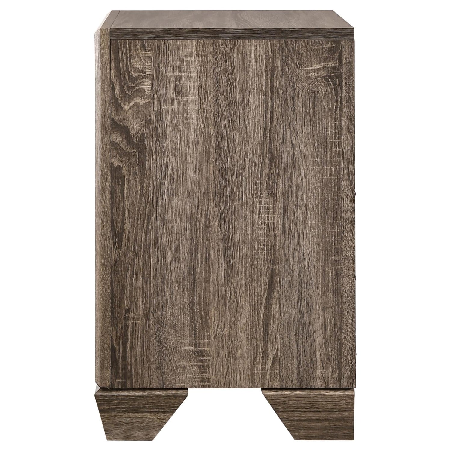 Kauffman 2-Drawer Nightstand Washed Taupe - 204192 - Bien Home Furniture & Electronics