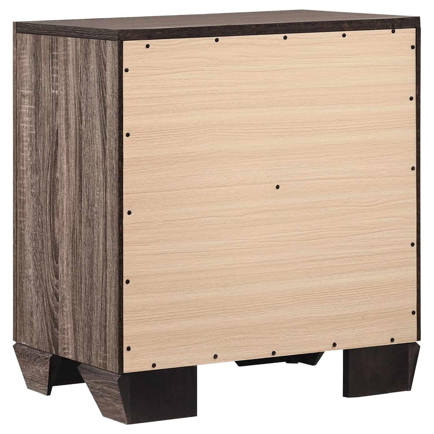 Kauffman 2-Drawer Nightstand Washed Taupe - 204192 - Bien Home Furniture & Electronics