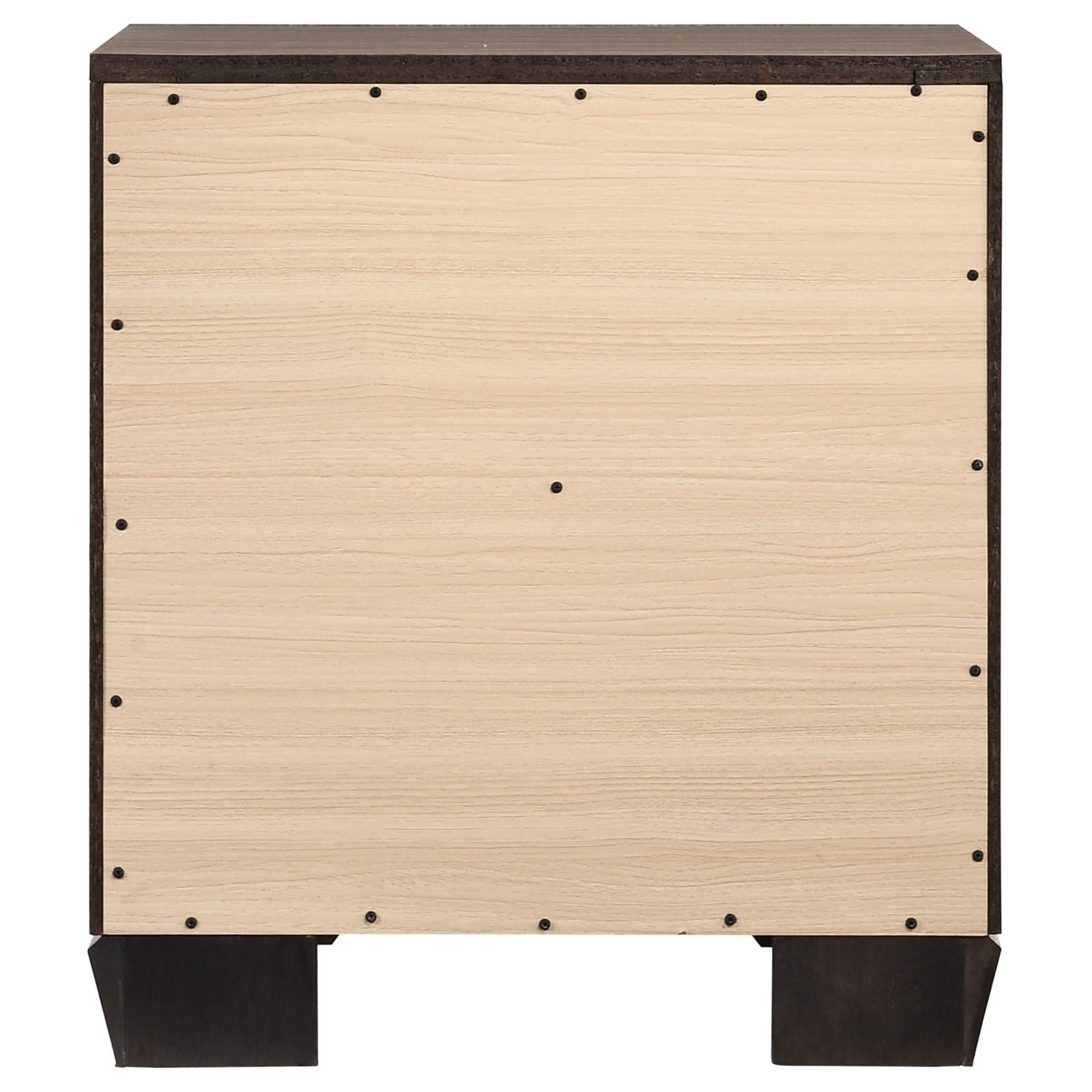 Kauffman 2-Drawer Nightstand Washed Taupe - 204192 - Bien Home Furniture & Electronics
